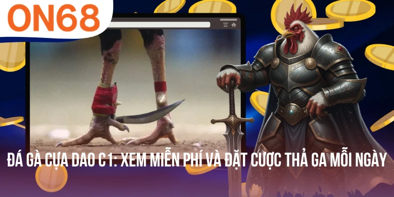 Đá Gà Cựa Dao C1 - Xem Miễn Phí Và Đặt Cược Thả Ga Mỗi Ngày