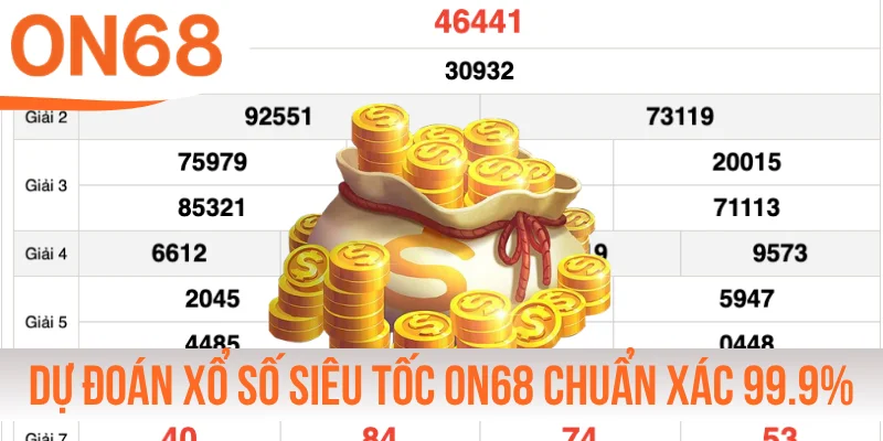 Dự Đoán Xổ Số Siêu Tốc ON68 Chuẩn Xác 99.9% Cho Người Mới