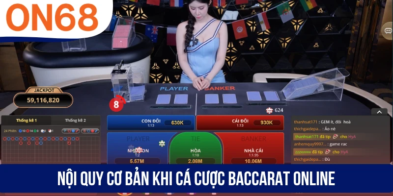 Nội quy cơ bản khi cá cược Baccarat online